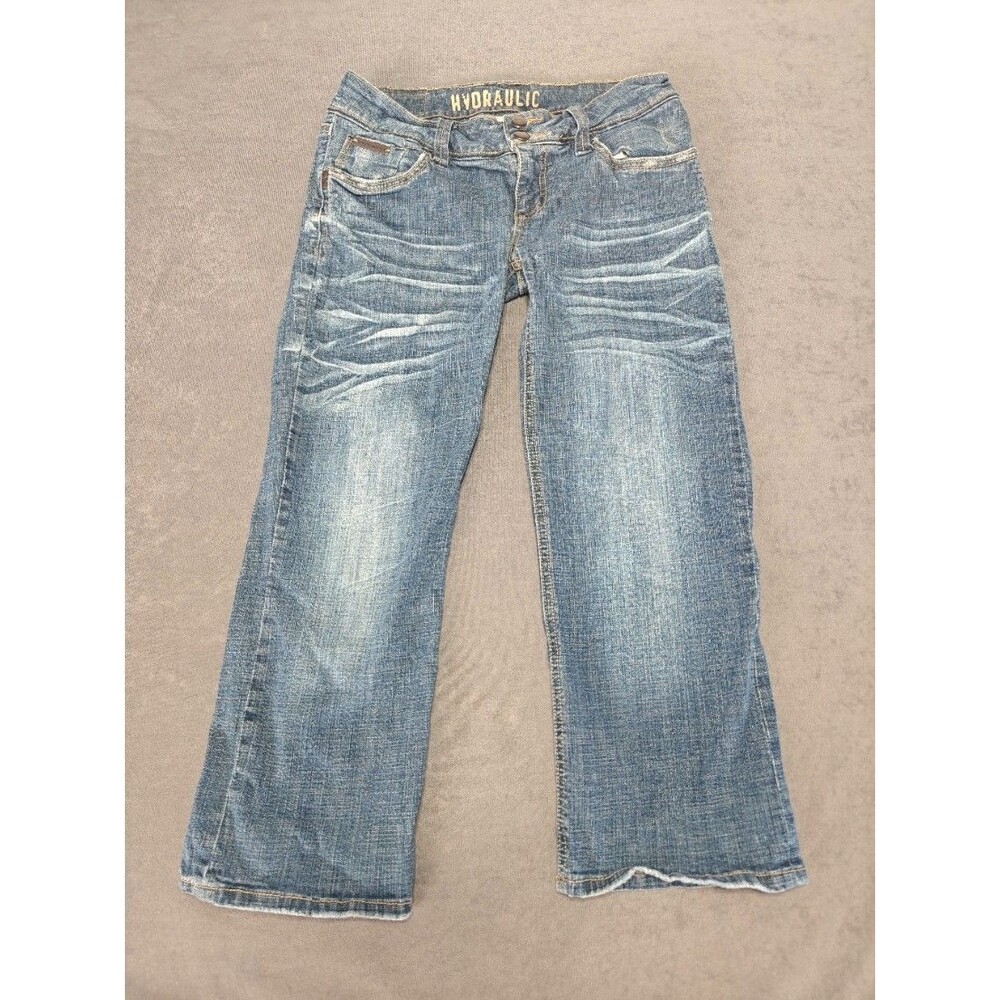 Hydraulic Women’s Jeans Size 7/8 Bootcut Stretch Medium Wash Low Rise Y2K
